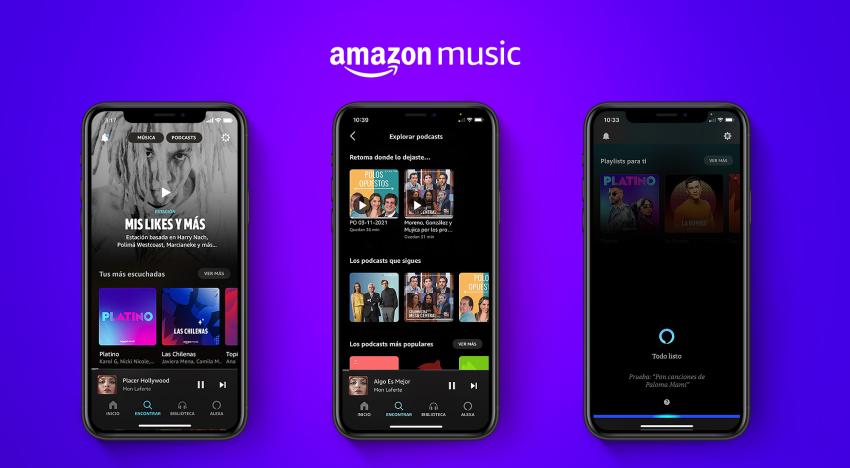 Amazon anuncia el lanzamiento de Amazon Music para Chile, dando a los clientes acceso a millones de canciones con la más alta calidad de audio, on demand y sin publicidad