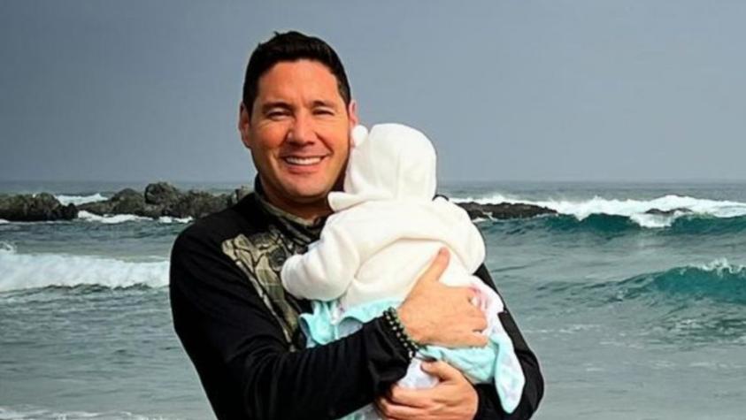 "Somos un súper equipo": Pancho Saavedra relató cómo se organiza con su esposo para cuidar a su hija