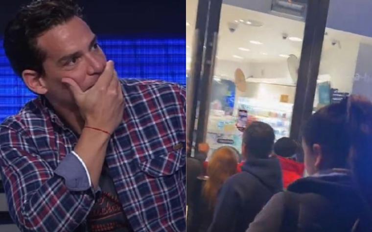 “Se están escapando”: Cristián de la Fuente grabó momento exacto de un robo en farmacia