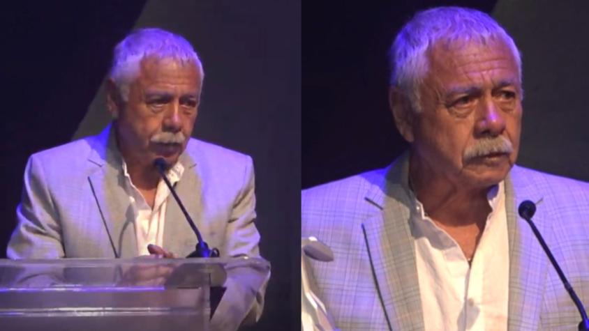 El conmovedor discurso de Carlos Caszely tras recibir homenaje en el Copihue de Oro: recordó a su fallecida esposa