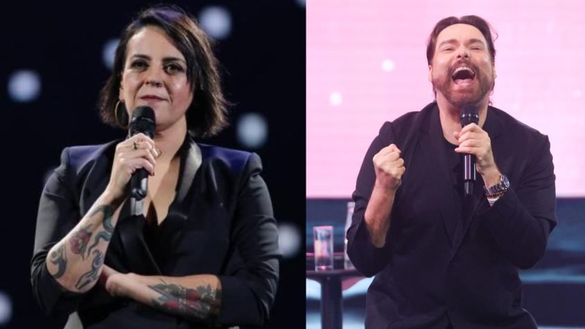 La reacción de Jani Dueñas tras la fallida rutina de George Harris en el Festival de Viña