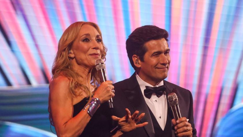 Karen Doggenweiler y su look rockero en la noche anglo del Festival de Viña 2025