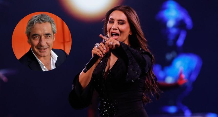 José Luis Repenning se robó las miradas en pleno show de Myriam Hernández: hubo beso