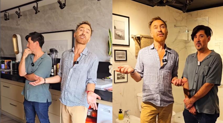 Jordi Castell mostró detalles desconocidos de su extravagante hogar: una cocina "trans" y un baño sin puerta