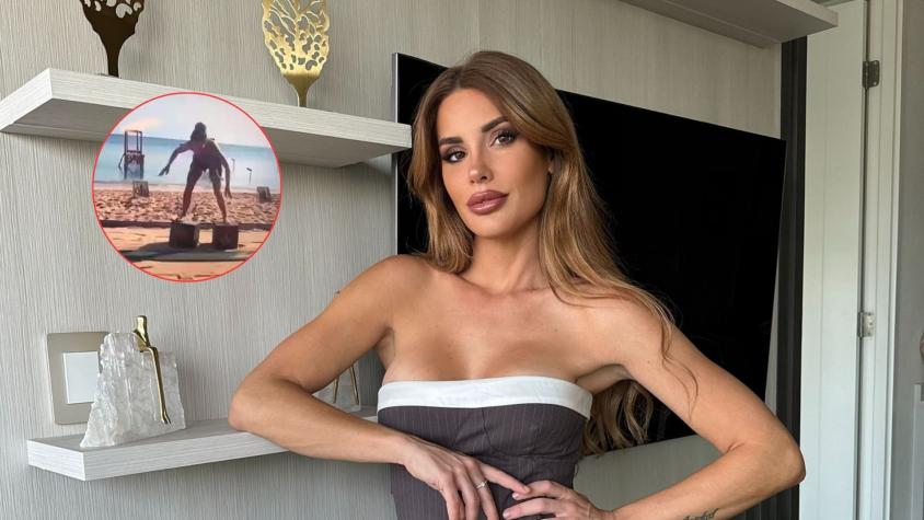 Gala Caldirola sorprende en reality español al competir lesionada: “Menuda máquina”