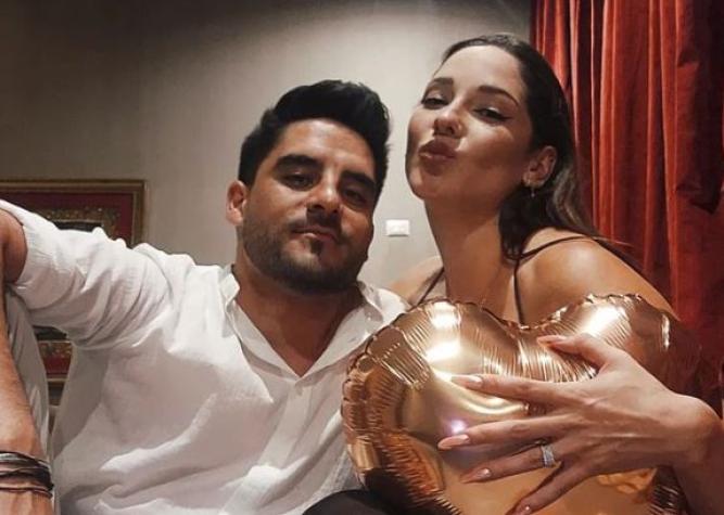 Pareja de Kel Calderón presumió costoso regalo que le trajo la influencer desde París 