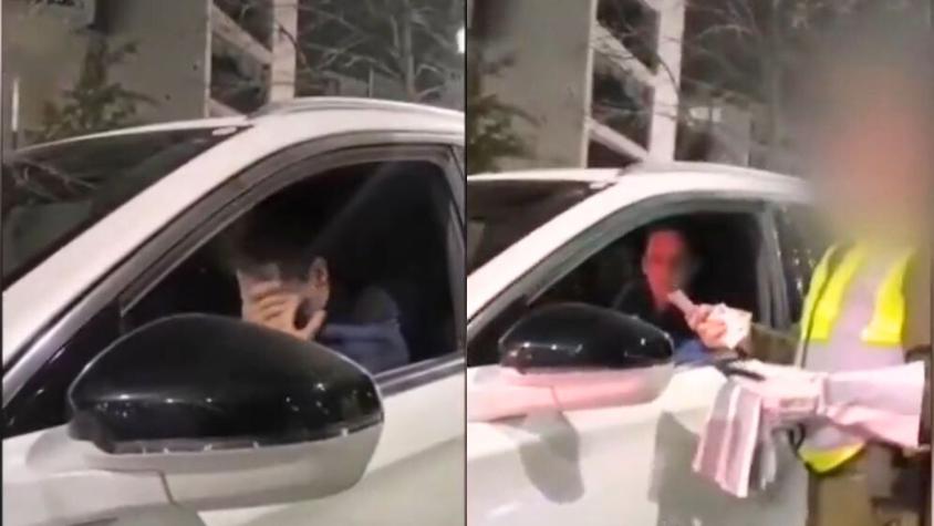 Filtran video de reconocido actor suplicando tras dar positivo en alcotest: "Trabajo en televisión, por favor"