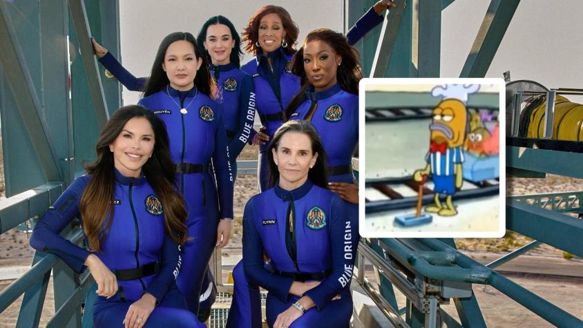 11 intensos minutos: los memes que dejó el viaje de Katy Perry al espacio