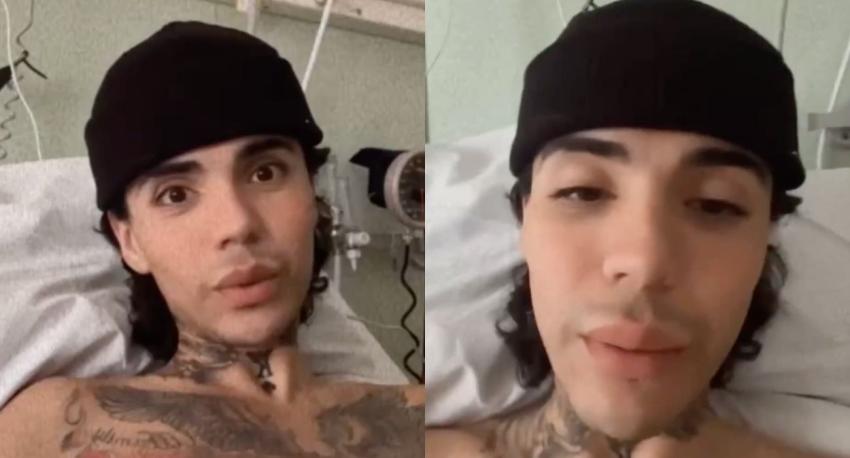 Leo Méndez comparte sensible fotografía en medio de su hospitalización: “Esta es la bolsita de mi drenaje”