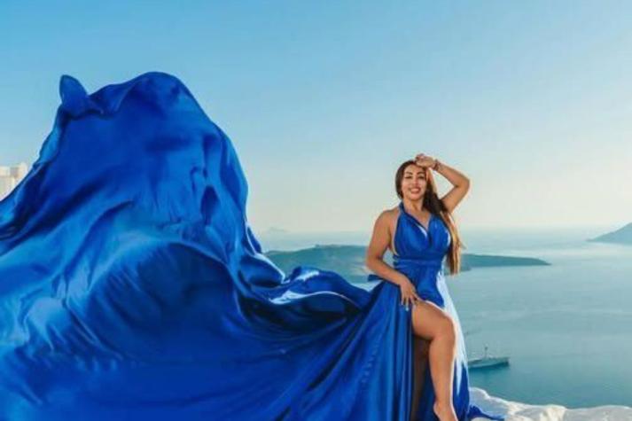Naya Fácil comparte fotografías de su viaje por Grecia tras complicación de salud: "La vida es una sola"