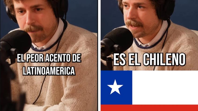 Dos españoles y un venezolano elijen al acento chileno como "el más feo": se llenaron de críticas