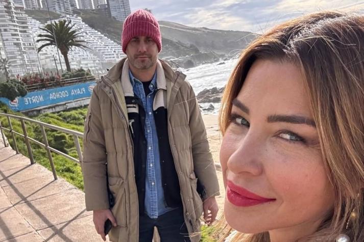 Pancha Merino festeja el cumpleaños de su pareja Andrea: Luciano Marocchino estuvo presente