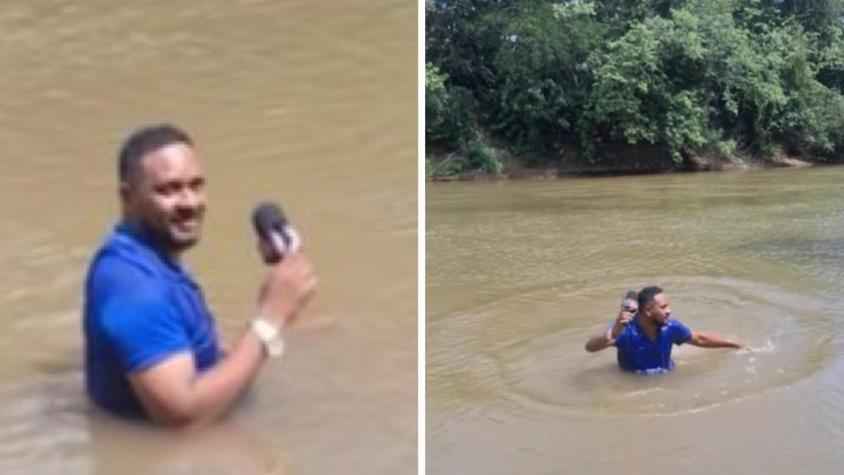 Dramático: Periodista encuentra cuerpo de niña desaparecida en pleno despacho en vivo