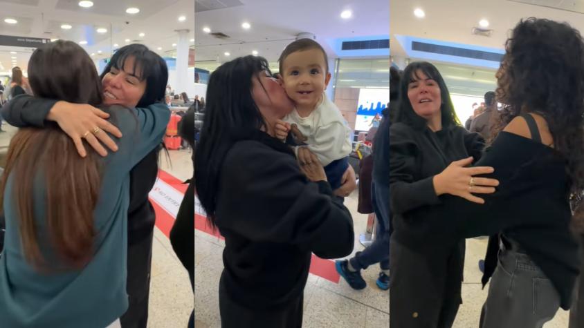 Así fue el emotivo reecuentro de Anita Alvarado con sus hijas en Australia: viajó 16 horas por cumpleaños de su nieto