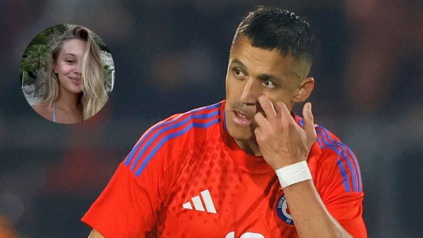 Alexis Sánchez y Alexandra Litvinova