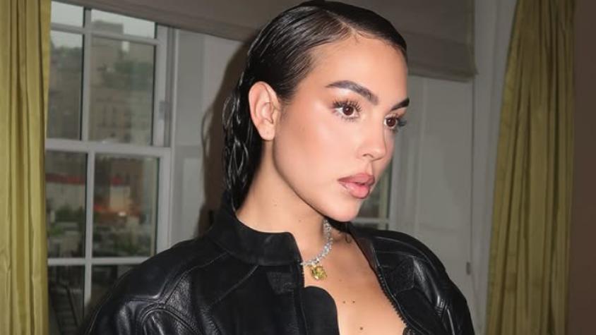 Georgina Rodríguez, la novia de Cristiano Ronaldo, remece las redes con un sensual "ultra mini" vestido  