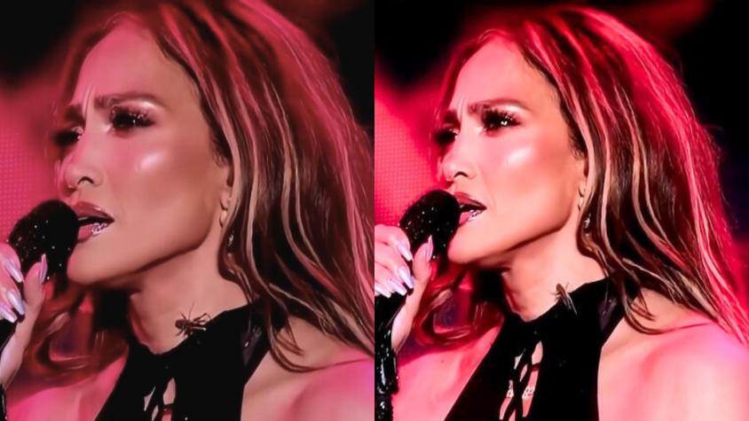 “Yo hubiera gritado”: redes sociales reaccionan al momento viral de Jennifer Lopez y un grillo en pleno show