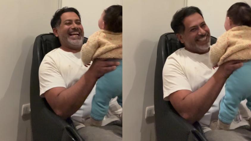 "Qué exquisita": Pedro Ruminot enternece las redes con inédito video de su hija y agradece a familias de acogida