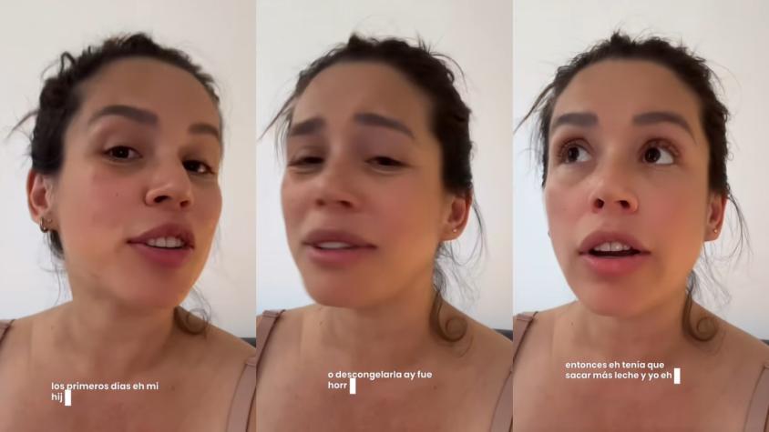 Angie Alvarado relató las complicaciones que sufrió tras el embarazo: "Lloré muchas veces"