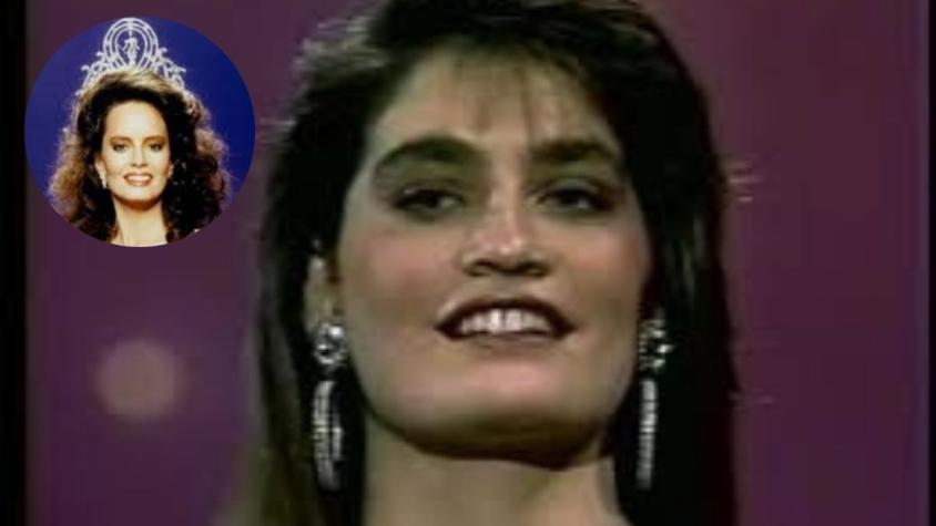 La chilena que obtuvo mejor posición después de Cecilia Bolocco en el Miss Universo: así luce hoy Uranía Haltenhoff a sus 58 años
