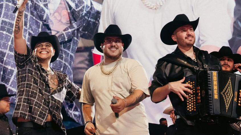 "Estamos en shock": Grupo Firme anuncia nueva fecha en Chile tras agotar show en una hora