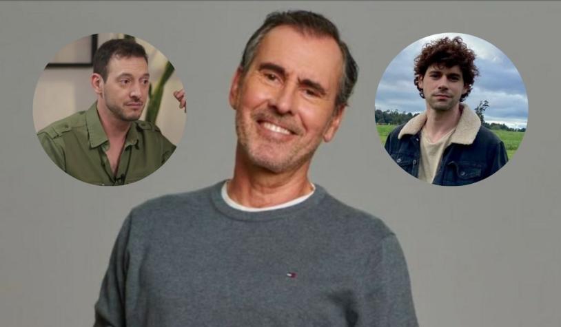  Actor Cristián Campos, sus hijos Antonio y Pedro Campos 