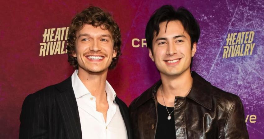 Son protagonistas de "Heated Rivalry": Hudson Williams y Connor Storrie portarán la antorcha olímpica