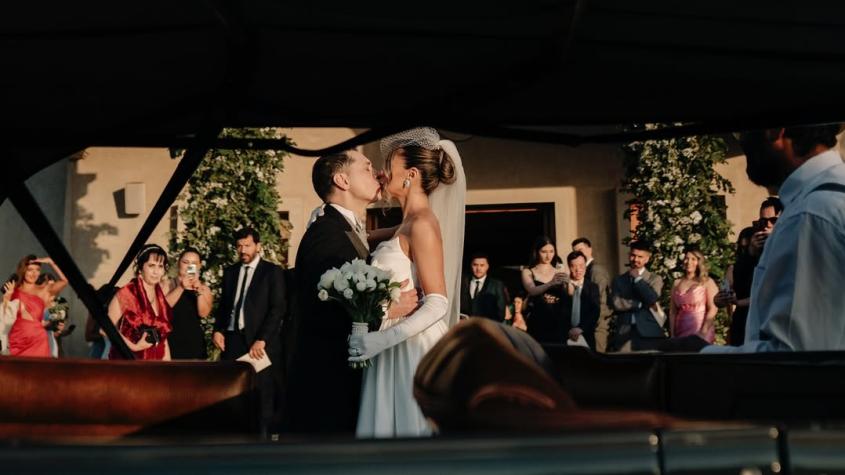Karol Lucero y Fran Virgilio en su matrimonio  - Instagram