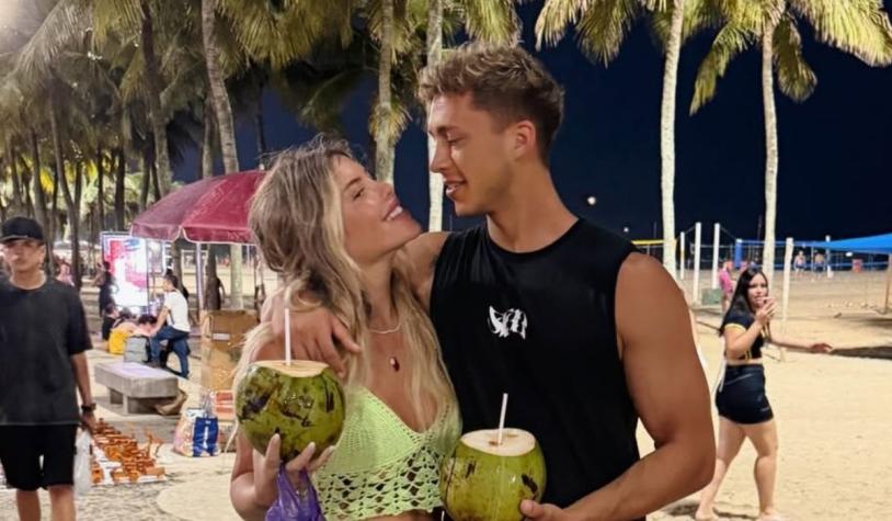 Pareja de Coté López sufrió doloroso accidente mientras vacacionaban en Brasil 