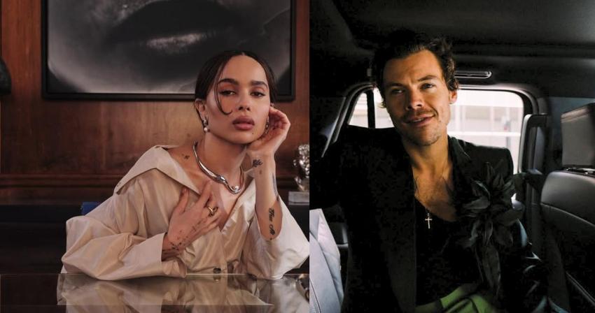 Prensa británica asegura que Harry Styles y Zoë Kravitz están comprometidos