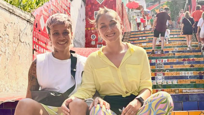 Fernanda Pinilla y Grace Lazcano