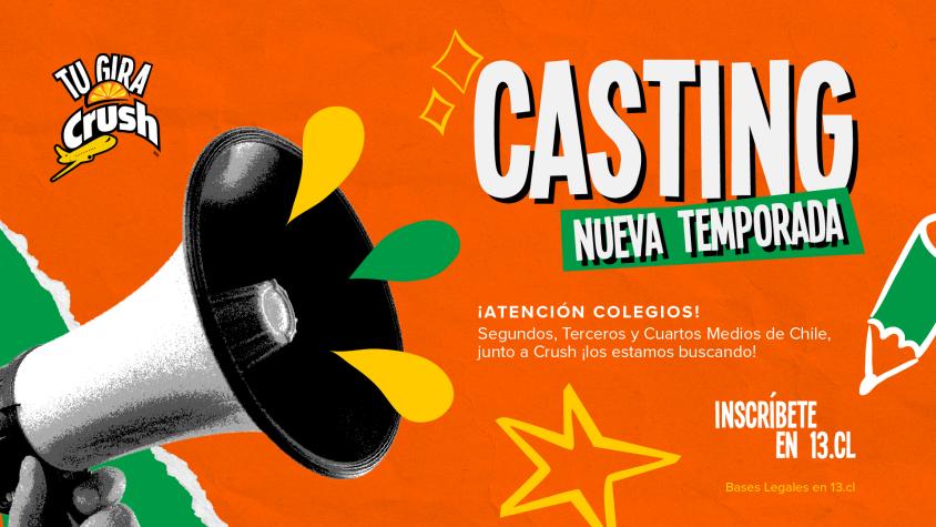 Tu Gira Crush 2026: Ya comenzó el casting para una nueva temporada llena de energía y sueños