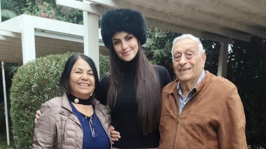 Se viralizan fotos de la visita sorpresa de Emilia Dides a una casa de reposo