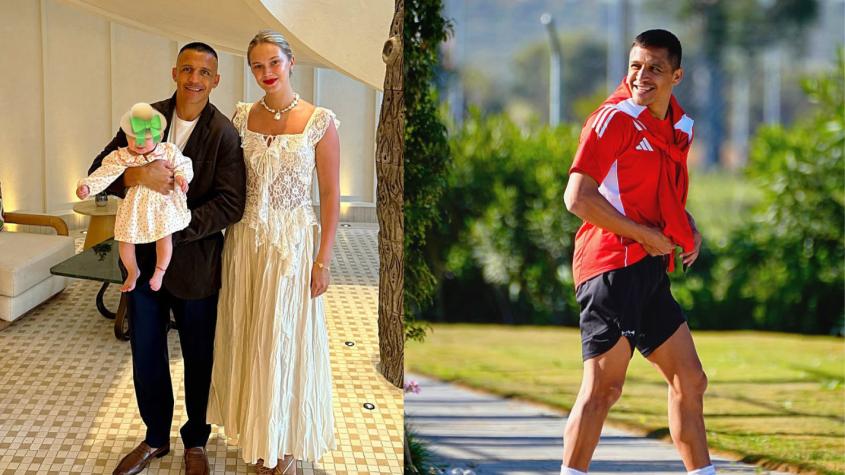 Alexis Sánchez enternece al mostrar a su hija Bela mientras veían el partido de La Roja