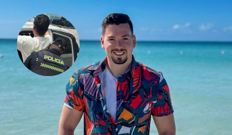 Nano Calderón y sus amigos fueron fiscalizados por la policía en Colombia: "Manden abogados"