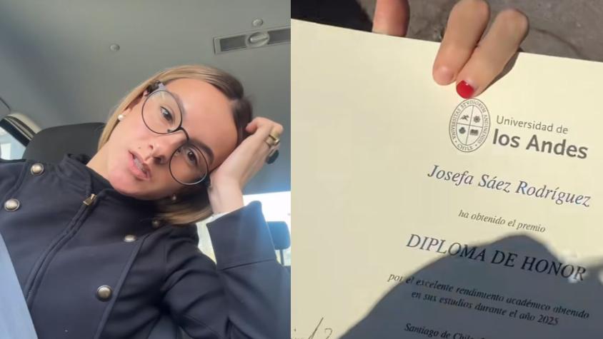 Josefa Sáez volvió a las redes sociales y celebra triunfo académico