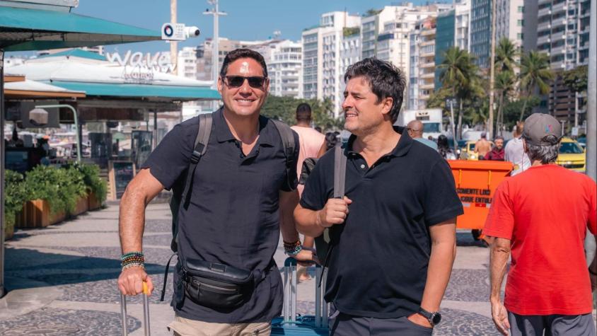 ¡En el aeropuerto! Pancho Saavedra comparte fotos junto a Zabaleta listos para recorrer el mundo