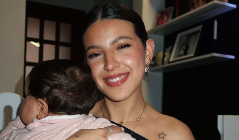 gnacia Antonia enternece con foto de Amelia junto a su abuelo | Crédito: Instagram @ignaciaa_antonia