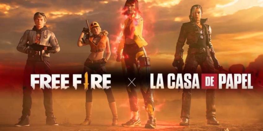 Free Fire tendrá una colaboración con La Casa de Papel