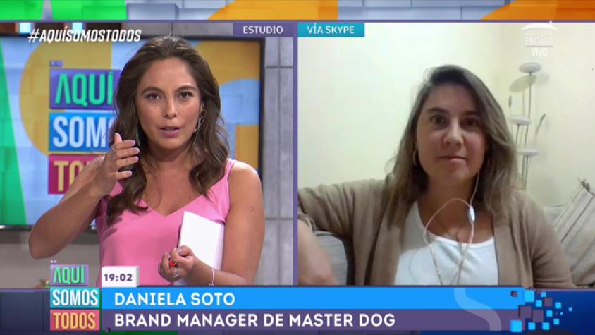 Master Dog donó una tonelada de alimentos para la fundación de Gabrielle
