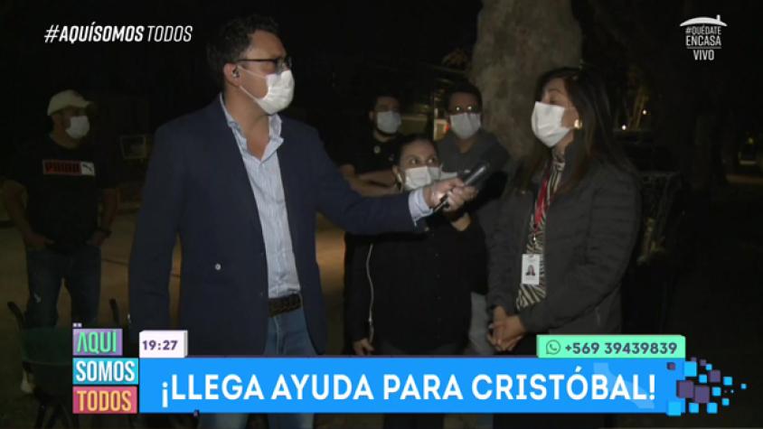 Vecinos de San Bernando se unieron por Cristóbal