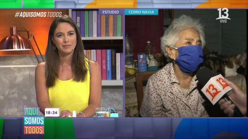 Anita vive con deplorables condiciones en Cerro Navia
