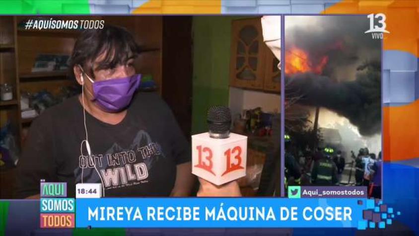 Mireya no pudo contener las lágrimas con fantásticas donaciones