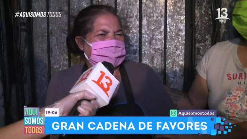 Vecinos de San Ramón lloraron de felicidad por fantásticas donaciones