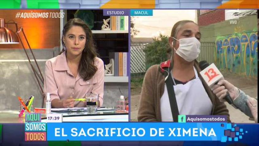 El mayor temor de Ximena es dejar a su hijo desamparado