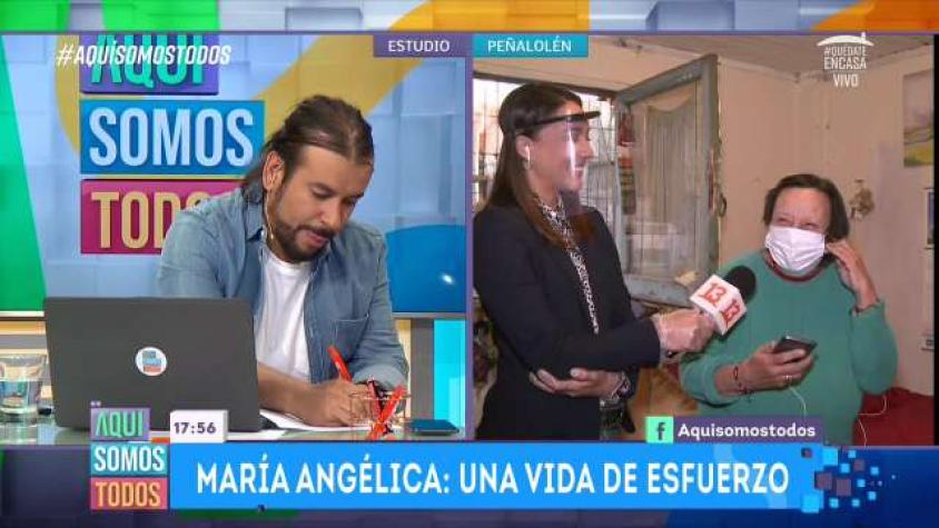 Esto necesita María Angélica a sus 77 años de edad