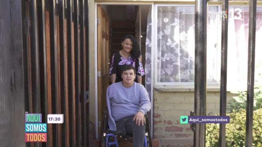 Cristián perdió sus extremidades cuando fue arrollado por un tren