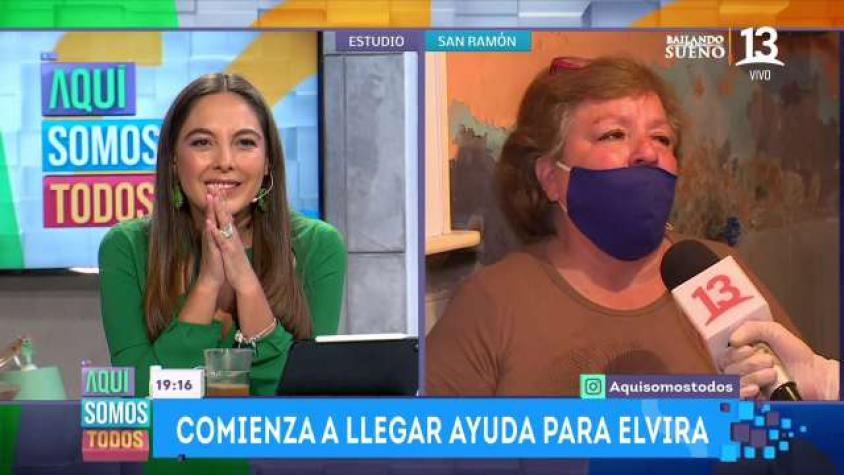 ¡Doña Elvira recibió fantásticas donaciones en el programa! 