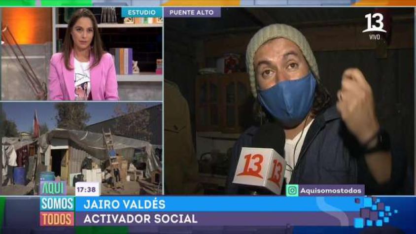 Jairo Valdés: “No puede ser que sea un privilegio tener un baño”