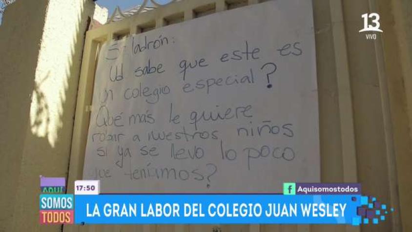 ¡Insólito! Colegio psicopedagógico ha sido robado 7 veces